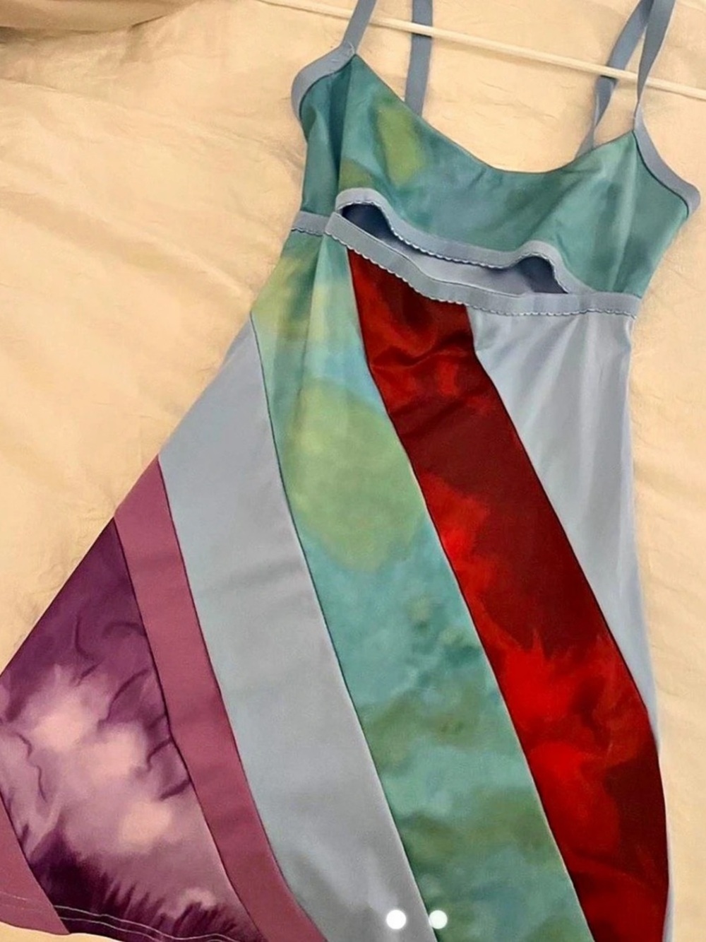Color Block Maxi Dress Size Small Like New